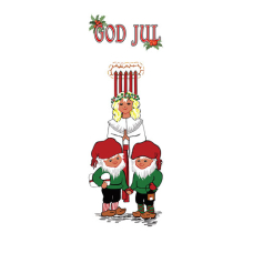 Wall Hanging - God Jul Lucia & Tomtar 